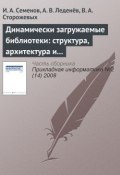 Книга "Динамически загружаемые библиотеки: структура, архитектура и применение (часть 1)" (И. А. Семёнов, 2008)
