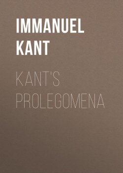 Книга "Kant's Prolegomena" – Immanuel Kant, Иммануил Кант